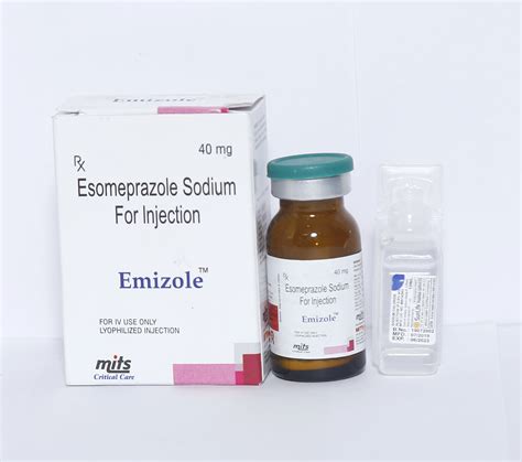 Emizole 40mg Injection: View Uses, Side Effects, Price and。